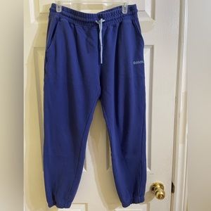 Blue sweatpants